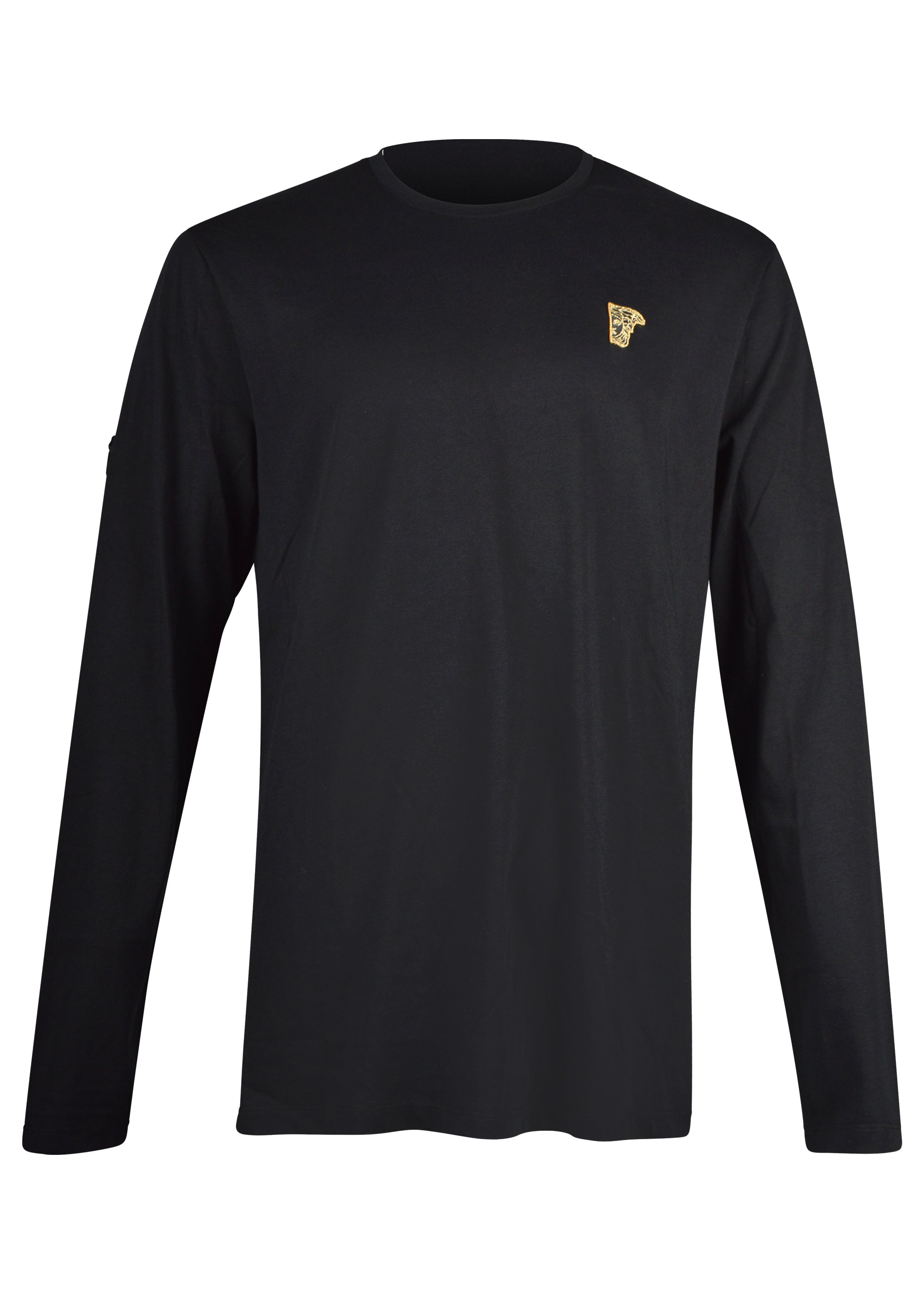 Tシャツ・カットソー VERSACE Men Long Tops 1010240 1A07612 2B050 Black Versace Men – Richmond Classics