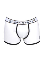 Balmain - Contrast Embroidered Logo Waistband Boxer - 099030 - BRLD55020 - White