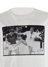 Limitato - Crewneck Short Sleeved Roger Moore Print T-Shirt - 095080 - White