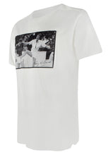 Limitato - Crewneck Short Sleeved Roger Moore Print T-Shirt - 095080 - White