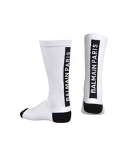 Balmain - Knee Sock Balmain Logo on Back - 099037 - BRV125090 - White