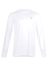 Versace Collection - Classic Long Sleeve Iconic Half Medusa T-Shirt - 097001 - V800491R - White Gold