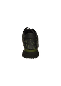 Mallet - Popham Colour Key Monogram Heel - 300602 - Black Khaki