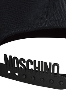 Moschino - Contrast Moschino Couture Logo Snapback Hat - 200070 - Black White