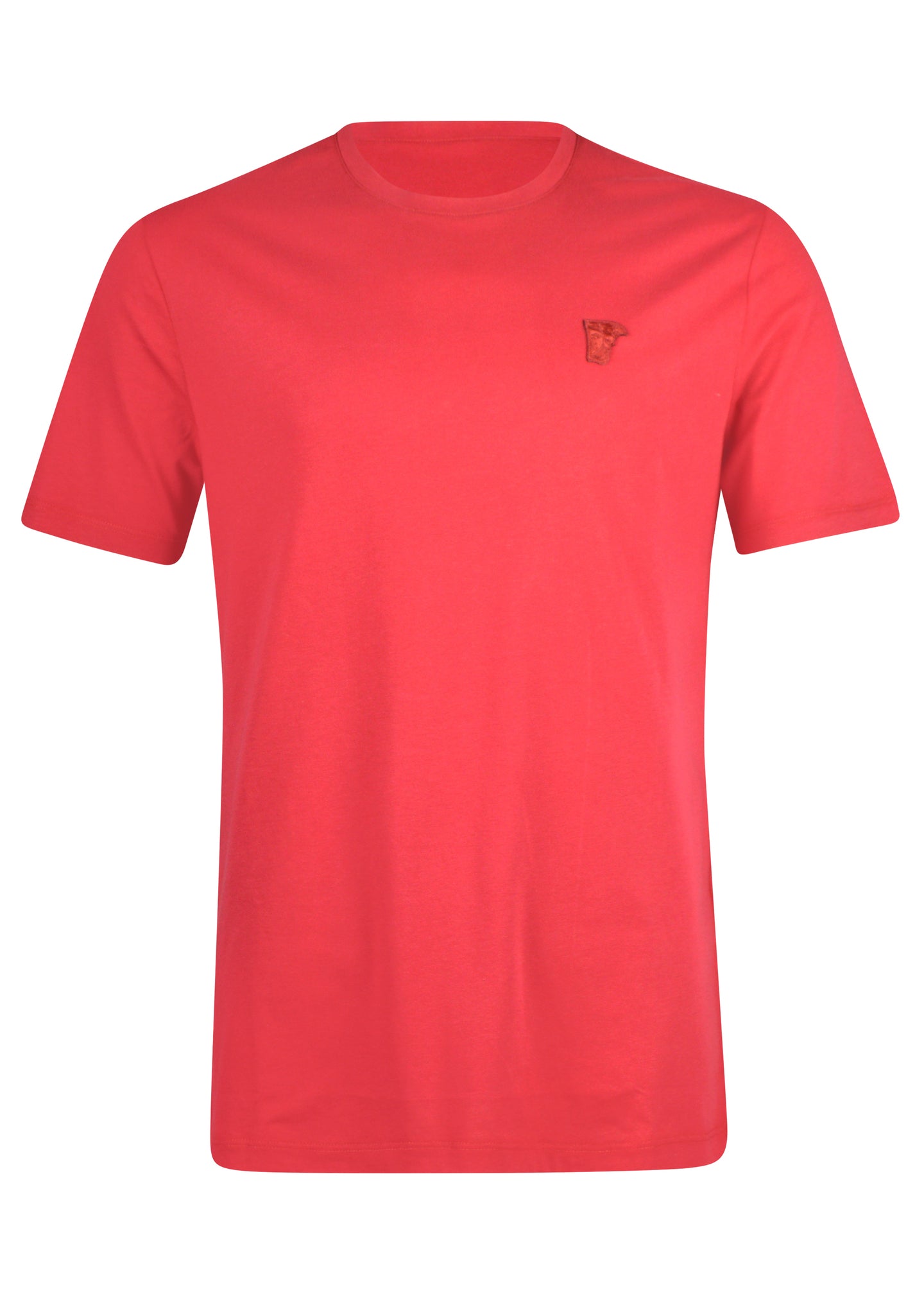 Versace Collection - Classic Iconic Half Medusa Short Sleeve T-Shirt - 097000 - V800683R - Red