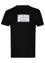 Tussardi-Crewneck T Shirt Trussardi Box Logo - 100337 - Black
