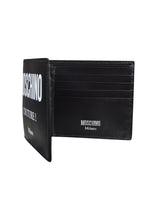 Moschino - Billfold Leather Wallet Moschino Couture Logo - 100029 - A81018001 - Black