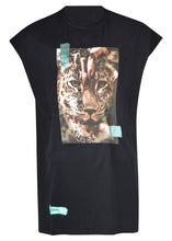 RH45 - MACKENZIE Embellished Leopard Tee - 099411 - Black