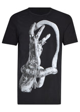 RH45 - LEO HS47 Printed Python T-Shirt - 099413 - Black