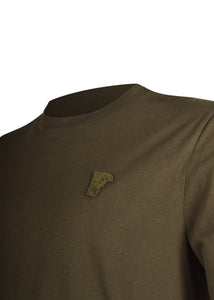 Versace Collection - Classic Iconic Half Medusa Short Sleeve T-Shirt - 097000 - V800683R - Khaki
