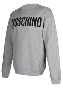 Moschino - Classic Block Logo Crew Neck Sweatshirt - 200465 - Grey