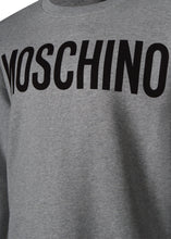 Moschino - Classic Block Logo Crew Neck Sweatshirt - 200465 - Grey