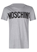 Moschino - Crewneck T-Shirt Classic Block Moschino Logo Chest - 100019 - J07057040 - Grey