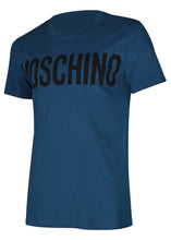 Moschino - Crew Neck Tshirt Classic Block Moschino Logo Chest - 300012 - Blue 1310