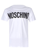 Moschino - Crewneck T-Shirt Classic Block Moschino Logo Chest - 300012 - J07057040 - White