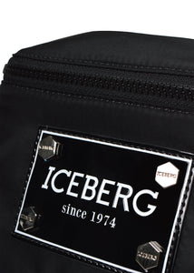 Iceberg - Multi logo print Strap Bum Bag - 099445 - P7202 - Black