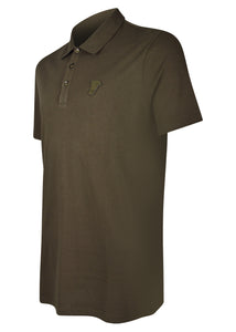 Versace Collection - Short Sleeve Classic Iconic Half Medusa Polo Shirt - 095011 - V800708 - Khaki