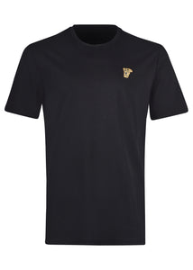 Versace Collection - Classic Iconic Half Medusa Short Sleeve T-Shirt - 097000 - V800683R - Black Gold