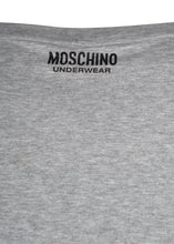 Moschino - Short Sleeve Crew T-Shirt Multi Colour Tape Shoulder - 100079 - A1916 - Grey