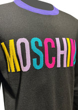 Moschino Couture - Multicolor Moschino Logo Crewneck Knitted Jumper - 400138 - Black