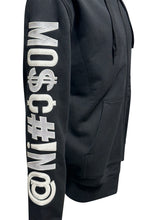 Moschino Couture - Zip Thru Moschino Hashtag Hooded Jacket - 200344 - Black