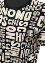 Moschino - Crewneck Allover Moschino Logo T-Shirt - 300180 - Black White