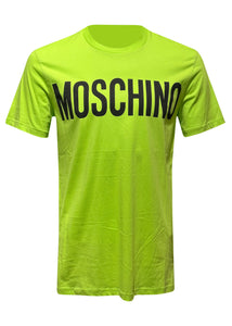 Moschino Couture - Crewneck T-Shirt Classic Block Moschino Logo Chest - 300012 - Green