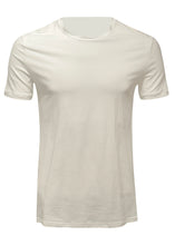 Balmain - Crewneck Short Sleeve T Shirt Tonal Balmain Logo Embroidered - 300331 - White