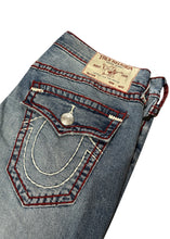 True Religion - Rocco Flap Red Stitching Contrast Pocket - 400324 - Blue Red