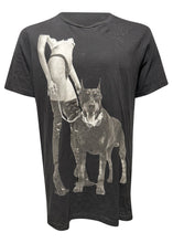 RH45 - Patti Doberman Print T-Shirt - 300271 - Black