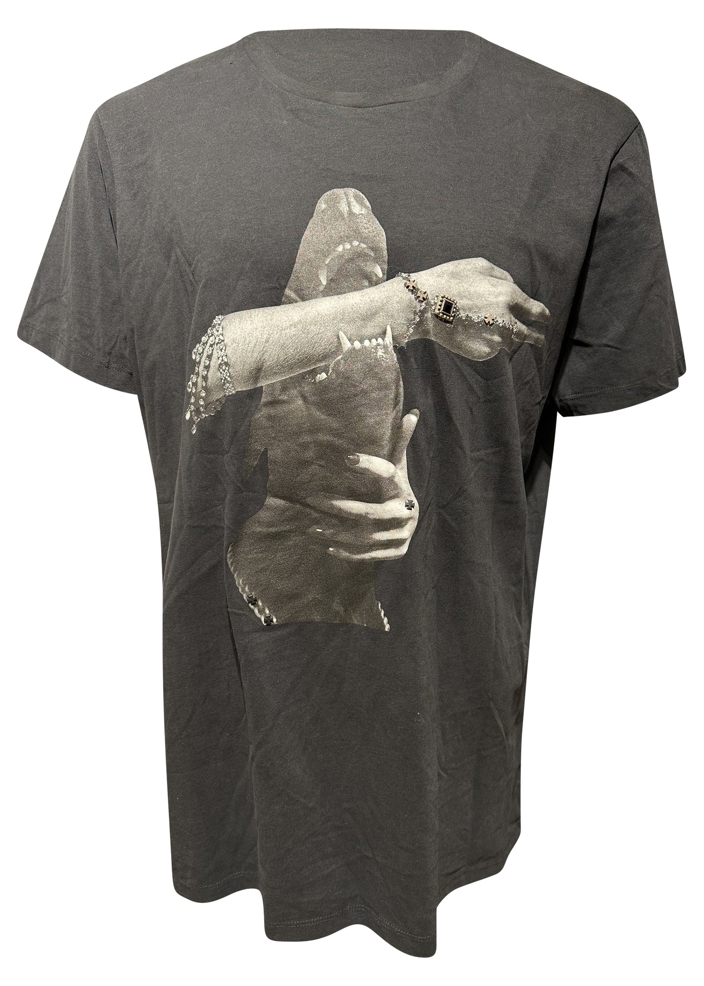 RH45 - Dog Hand Embossed T-Shirt - 200191 - Black