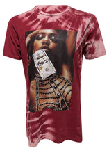 RH45 - Vixen Money Print T-Shirt - 200196 - Red Tie Dye