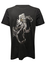 RH45 - Draca Dragon Hand Embellished T-Shirt - 200186 - Black