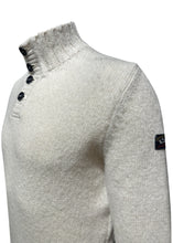 Paul & Shark - High Neck Buttons Knitted Jumper - 400210 - Ecru