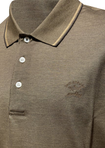 Paul & Shark - Classic Oxford Tipping Polo Shirt - 400053 - Copper