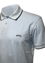 Boss - Paul Curved Logo Classic Polo Shirt - 300263 - Sky