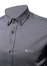 Boss - Small Boss Logo Long Sleeve Shirt - 400533 - Navy