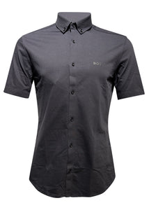 Boss - Badia Small Logo Short Sleeves Shirt - 400257 - Navy