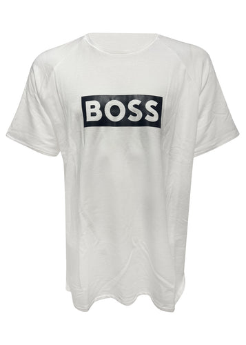 Boss - Big Box Boss Logo T-Shirt - 400628 - White