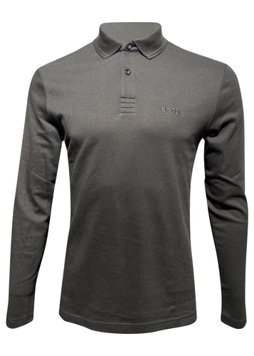 Boss - Pirol Long Sleeve Small Logo Polo Shirt - 400261 - Black