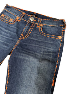 True Religion - Orange Stitch Rocco Jeans - 400323 - Denim