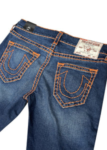 True Religion - Orange Stitch Rocco Jeans - 400323 - Denim