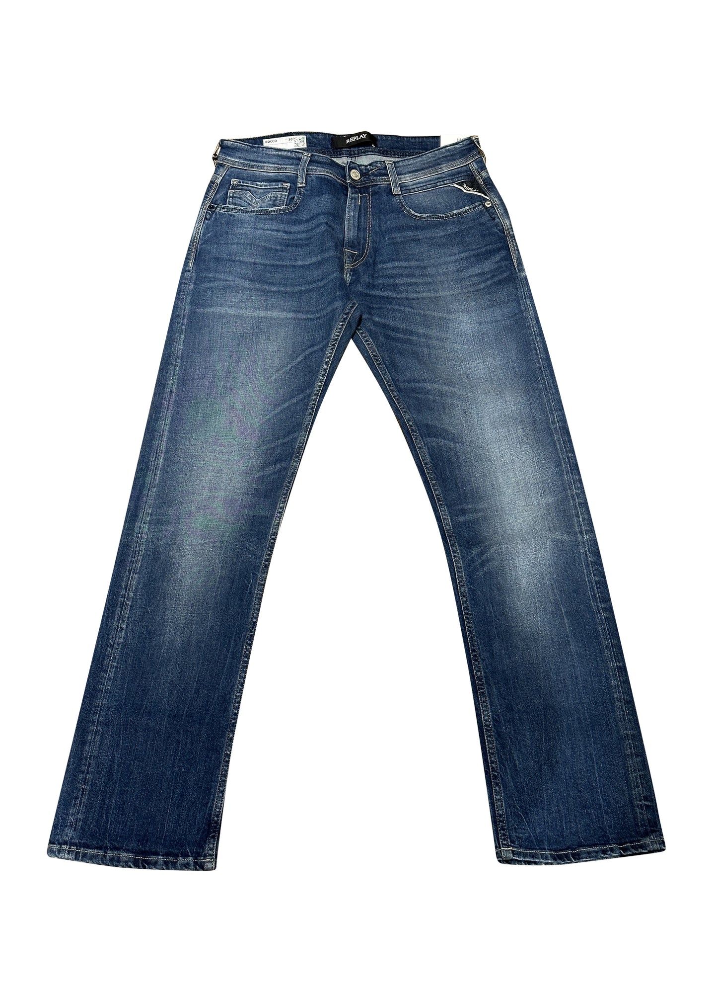 Replay - 573 Rocco 5 Pocket Jeans - 200179 - Denim