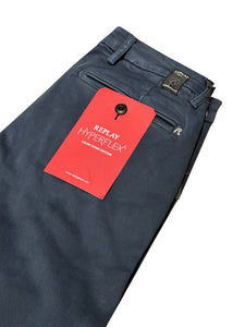 Replay - Zeumar Classic Chino Trousers - 200082 - Navy