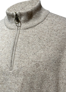 Barbour - Tisbury Half Zip Knitted Sweater - 400518 - Beige