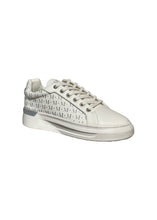 Mallet - Womens GRFTR Monogram Glitter Trainer - 400097 - White Silver