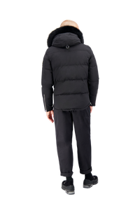 Moose Knuckles - 3Q Fur Hooded Parka - 100327 - Black Black