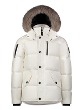 Moose Knuckles - 3Q Fur Hooded Parka - 100327 - White Grey