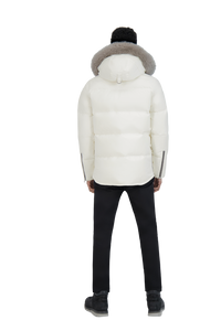 Moose Knuckles - 3Q Fur Hooded Parka - 100327 - White Grey